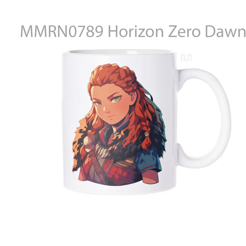 Horizon Zero Dawn Aloy Red Braids Gelas Keramik Mug