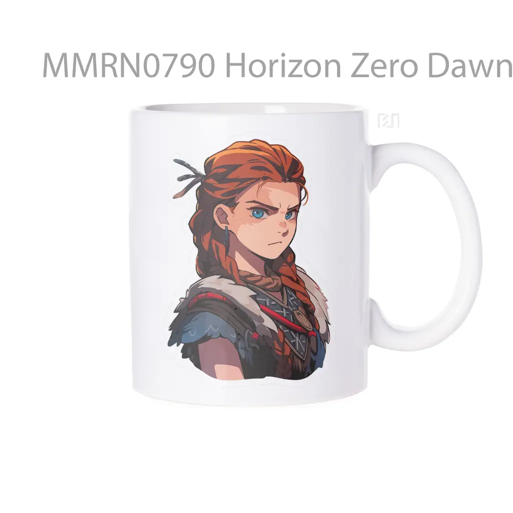 Horizon Zero Dawn Drawn Aloy Gelas Keramik Mug