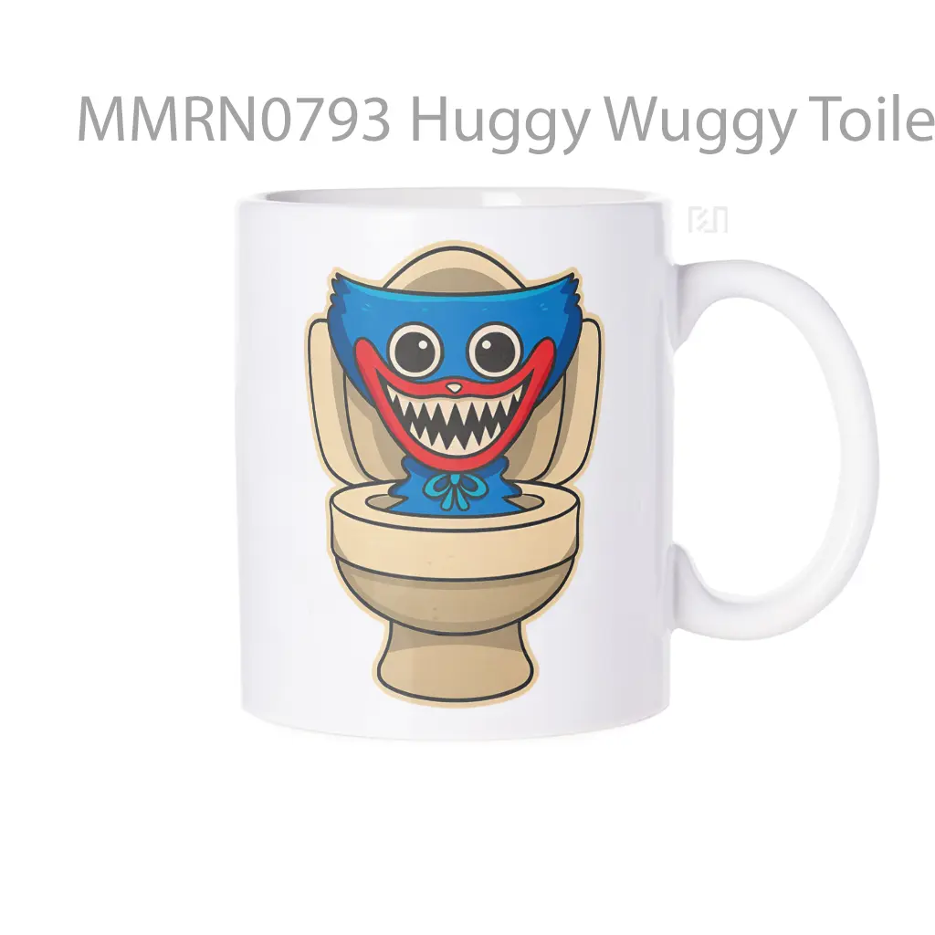 Huggy Wuggy Toilet Horror Gelas Keramik Mug