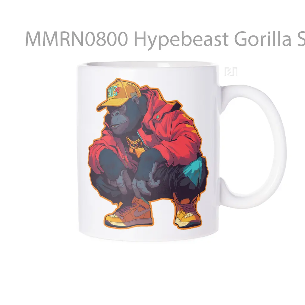 Hypebeast Gorilla Street Style Gelas Keramik Mug