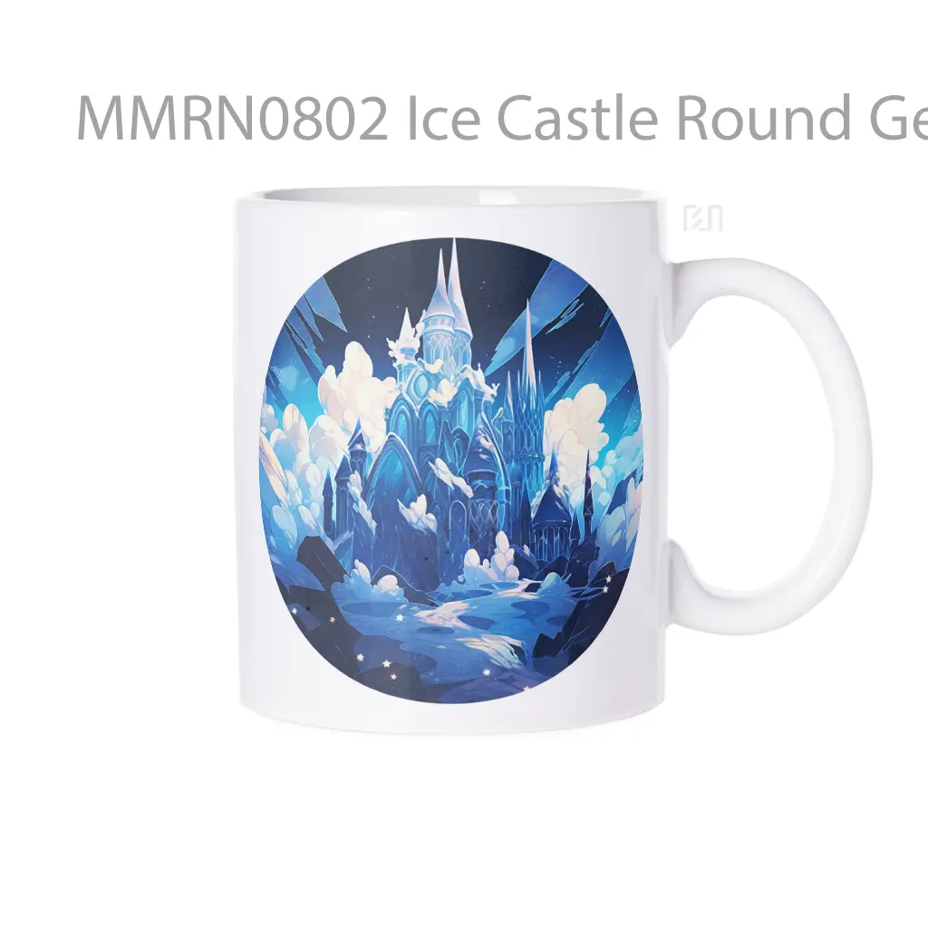 Ice Castle Round Gelas Keramik Mug