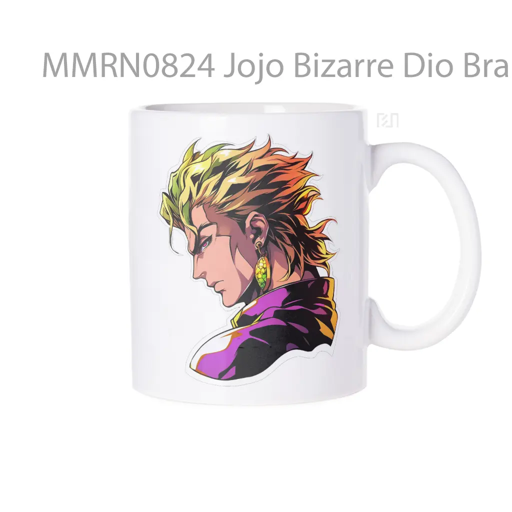 Jojo Bizarre Dio Brando Anime Gelas Keramik Mug