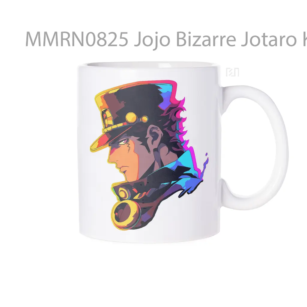 Jojo Bizarre Jotaro Kujo Colorful Gelas Keramik Mug