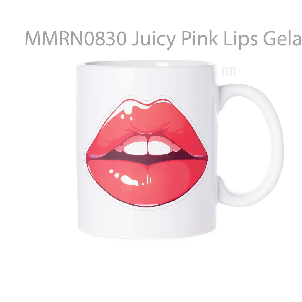 Juicy Pink Lips Gelas Keramik Mug