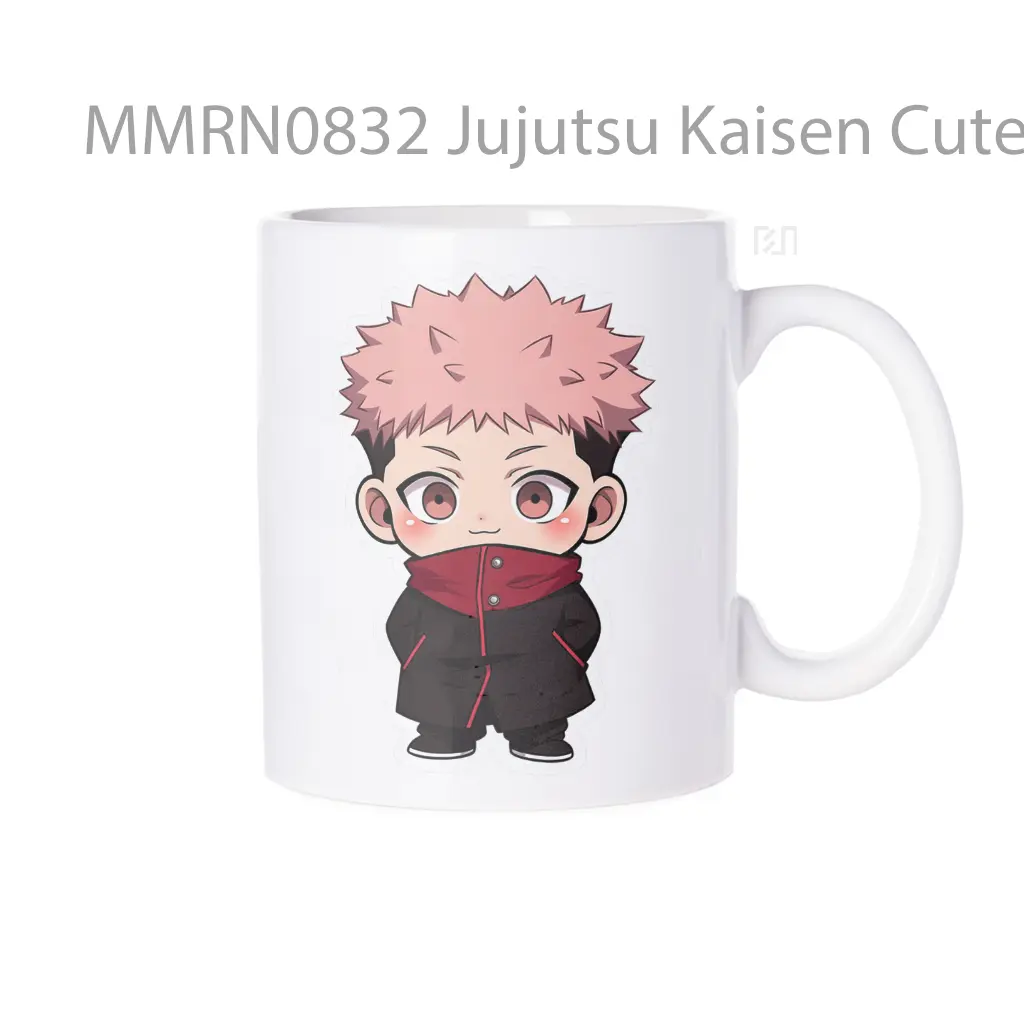 Jujutsu Kaisen Cute Yuji Itadori Gelas Keramik Mug