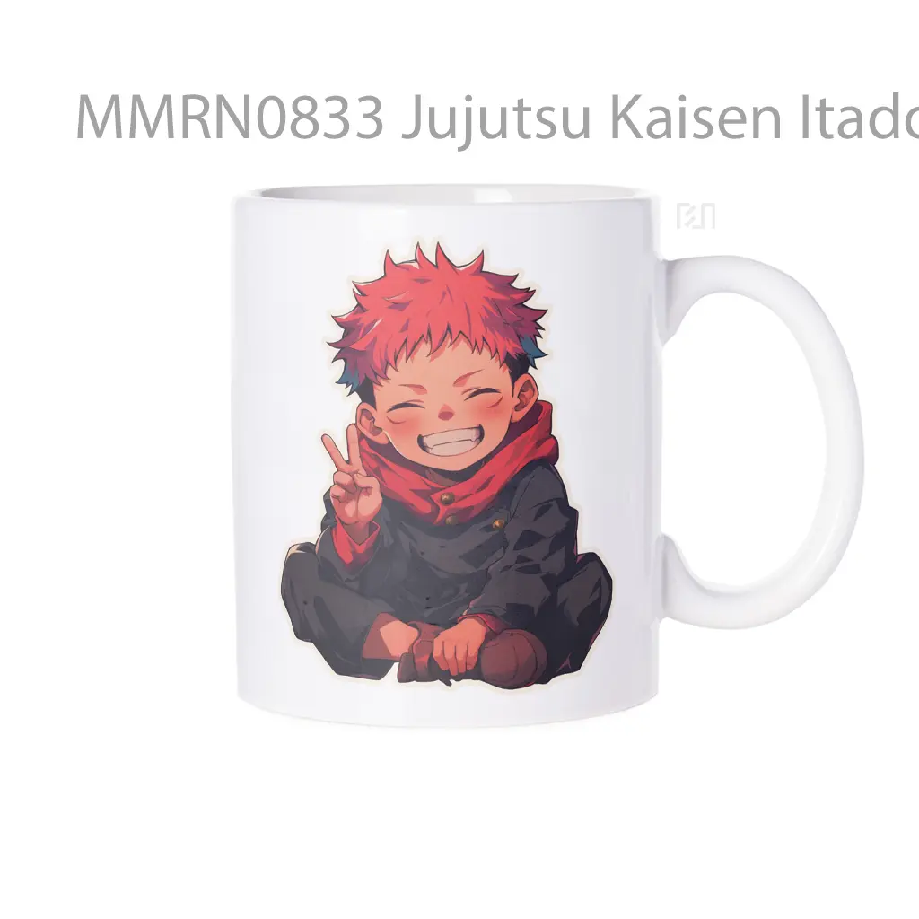 Jujutsu Kaisen Itadori Happy Gelas Keramik Mug