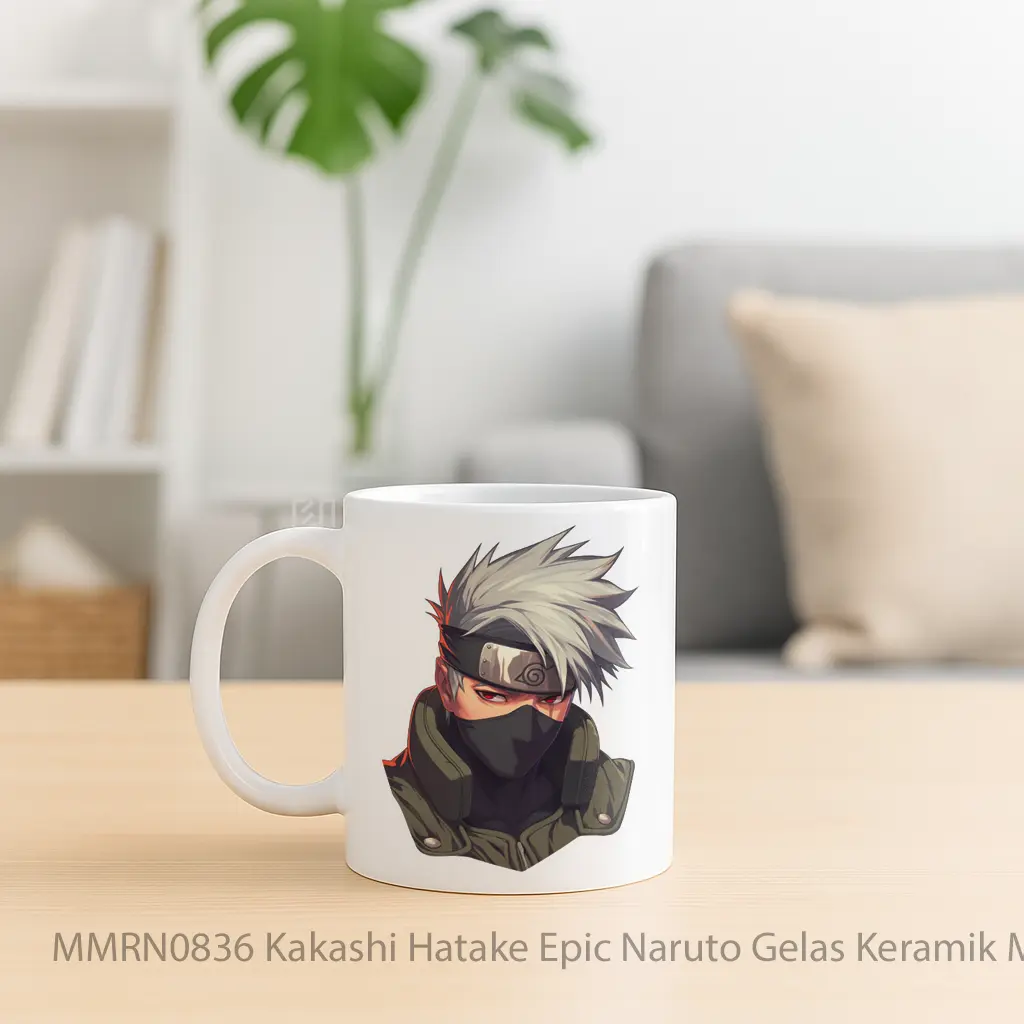 Kakashi Hatake Epic Naruto Gelas Keramik Mug - Sudut 2