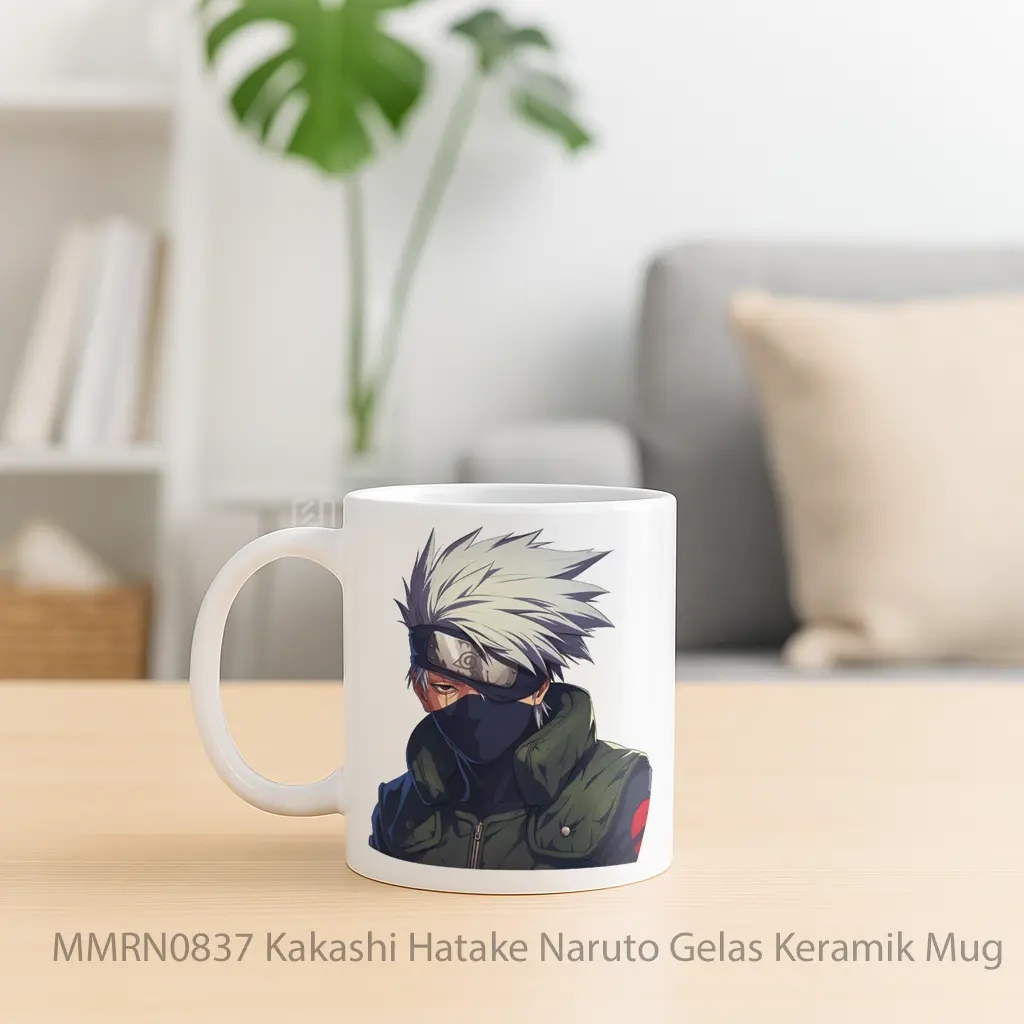 Kakashi Hatake Naruto Gelas Keramik Mug - Sudut 2
