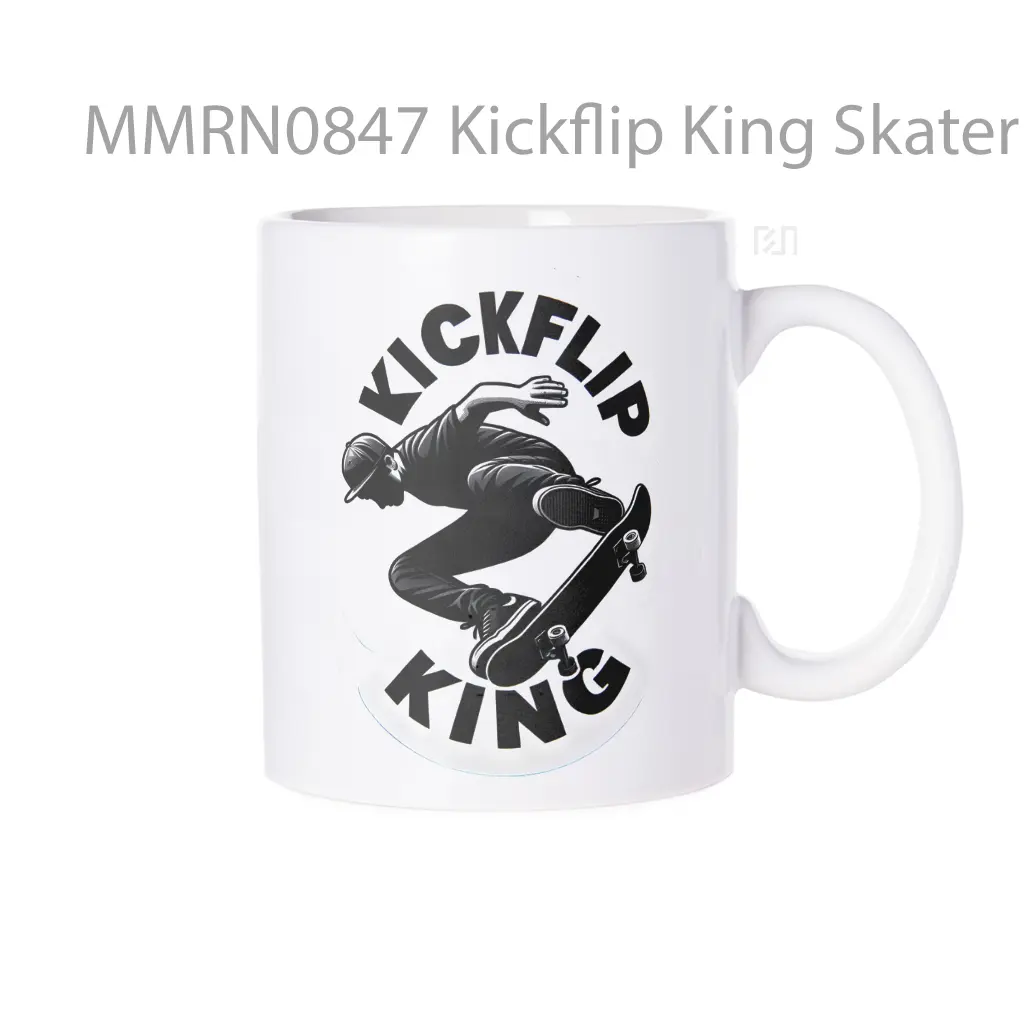 Kickflip King Skater Gelas Keramik Mug