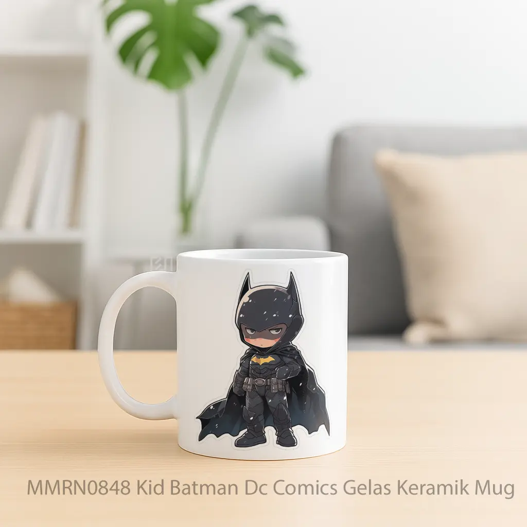 Kid Batman Dc Comics Gelas Keramik Mug - Sudut 2