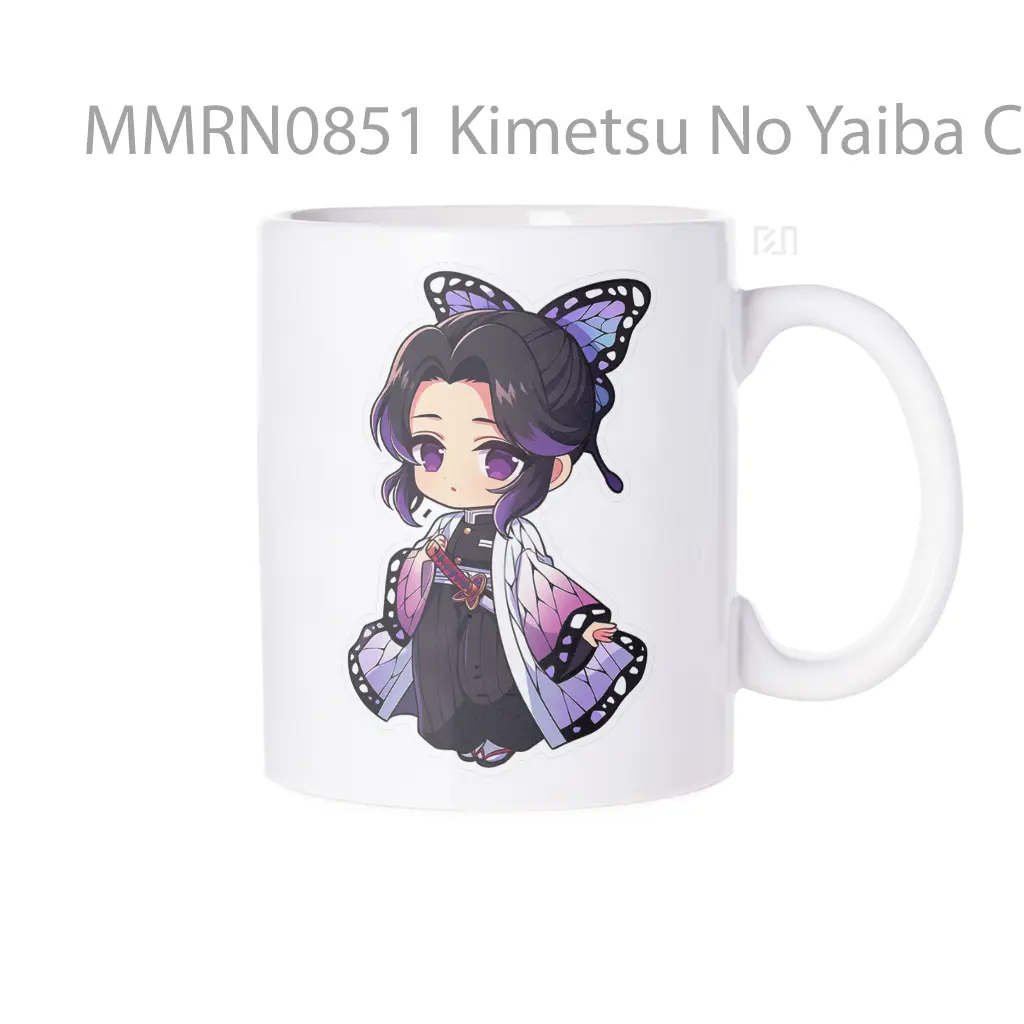 Kimetsu No Yaiba Cute Chibi Kochou Shinobu Gelas Keramik Mug