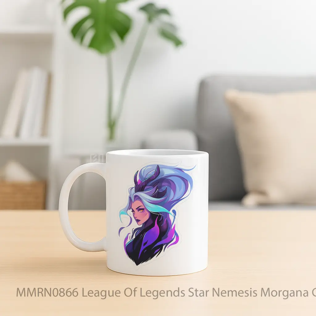 League Of Legends Star Nemesis Morgana Gelas Keramik Mug - Sudut 2