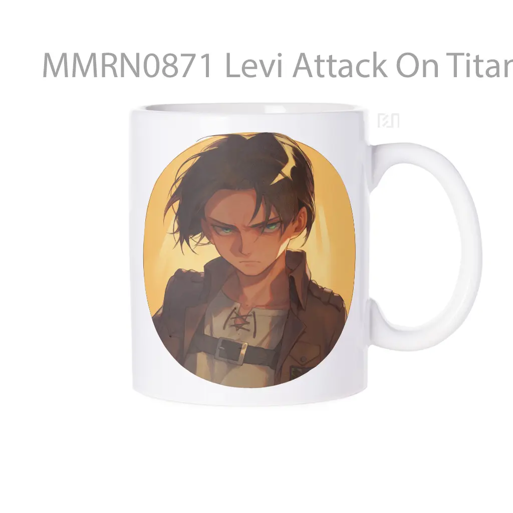 Levi Attack On Titan Hero Rounded Gelas Keramik Mug
