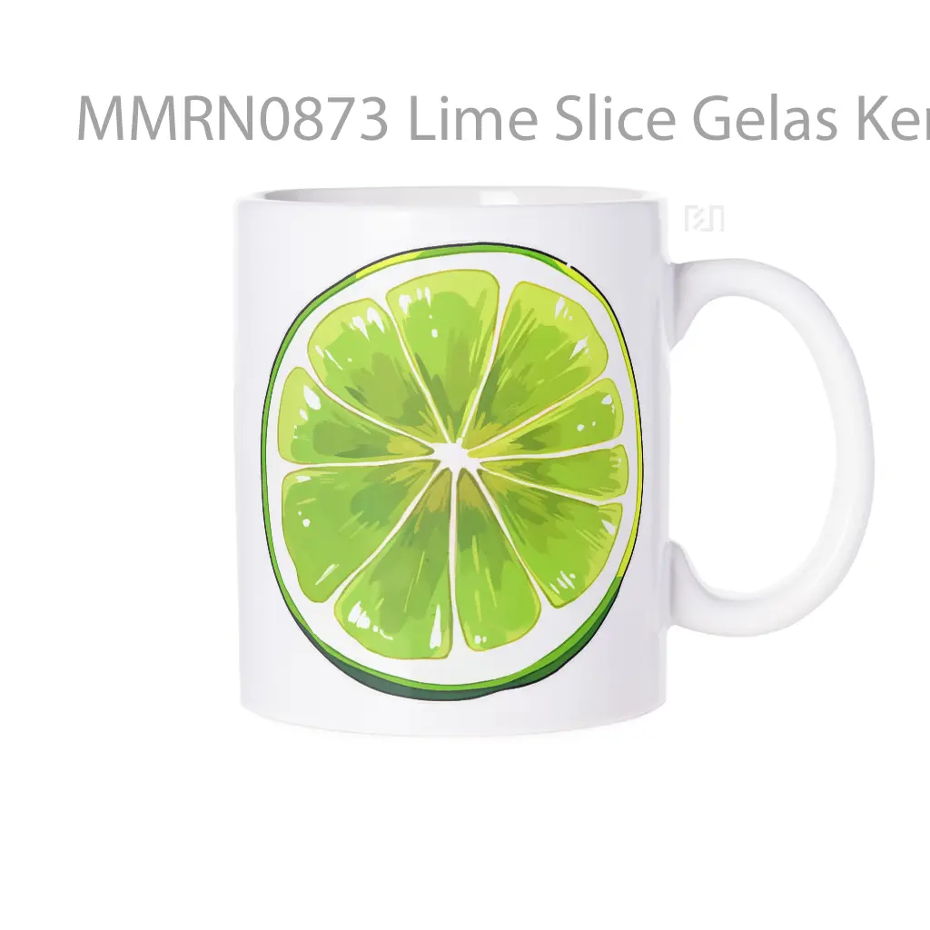 Lime Slice Gelas Keramik Mug