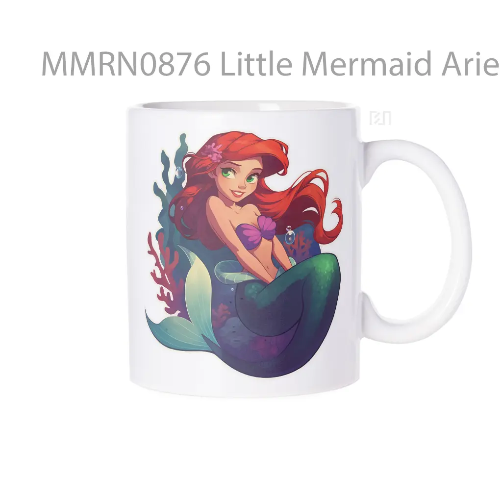 Little Mermaid Ariel Underwater Charm Gelas Keramik Mug