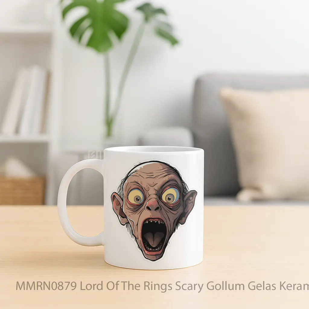 Lord Of The Rings Scary Gollum Gelas Keramik Mug - Sudut 2