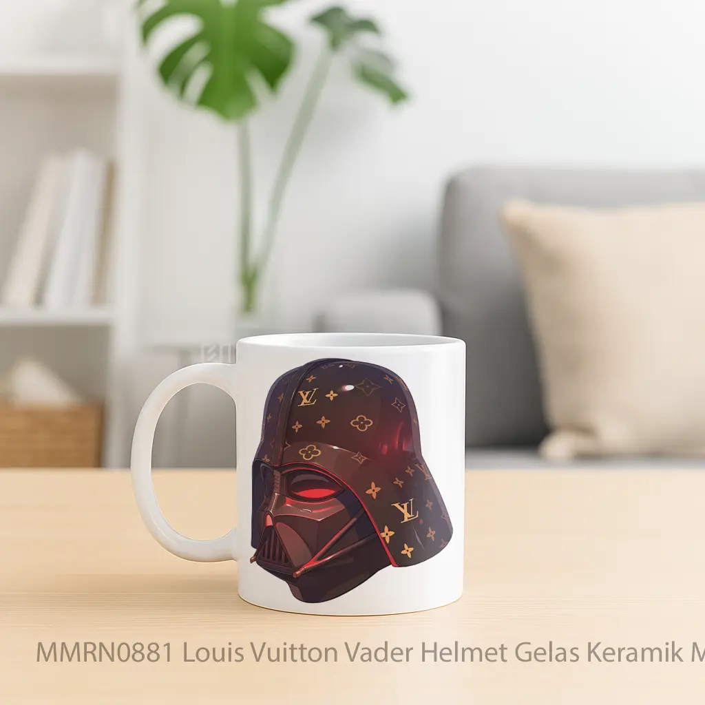 Louis Vuitton Vader Helmet Gelas Keramik Mug - Sudut 2