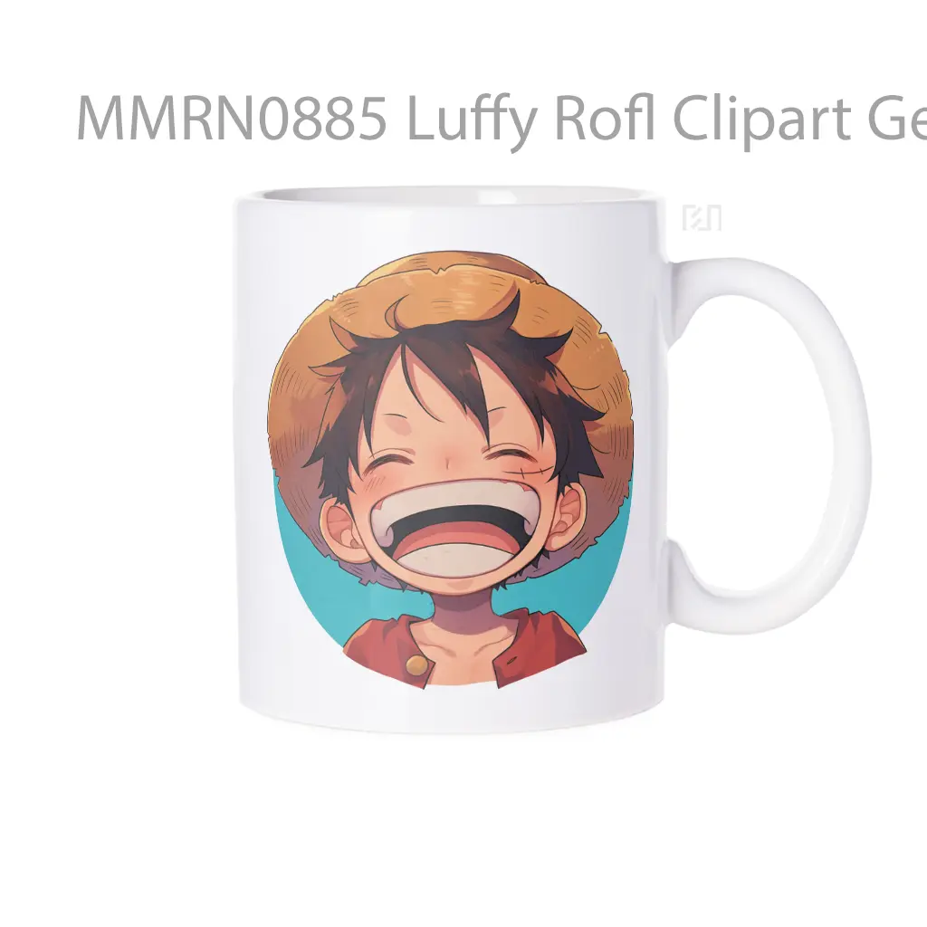 Luffy Rofl Clipart Gelas Keramik Mug