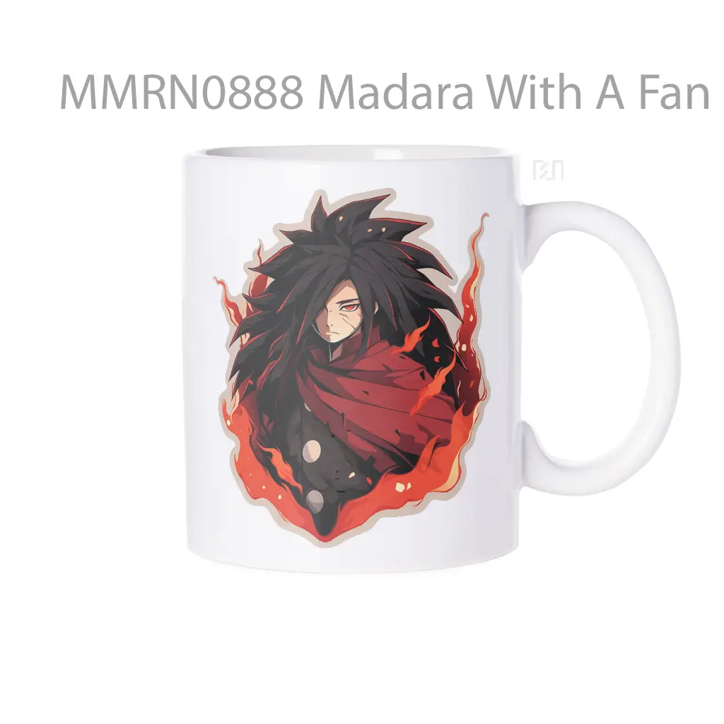Madara With A Fan Of Fire Gelas Keramik Mug