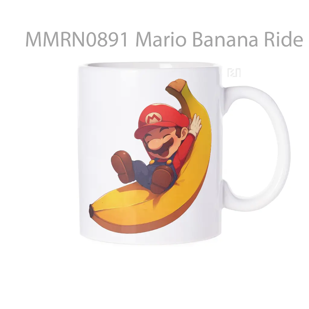 Mario Banana Ride Gelas Keramik Mug