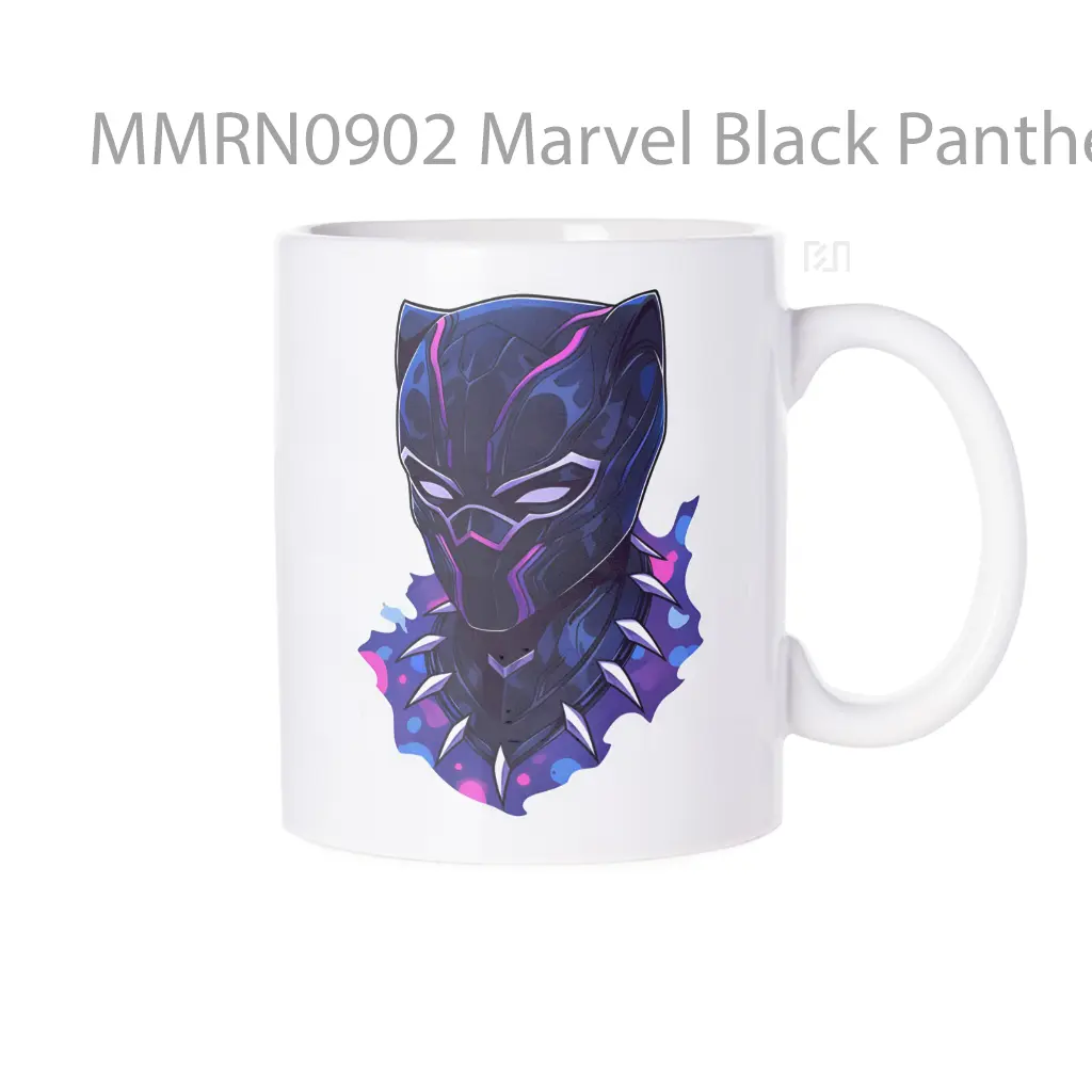 Marvel Black Panther Comics Gelas Keramik Mug