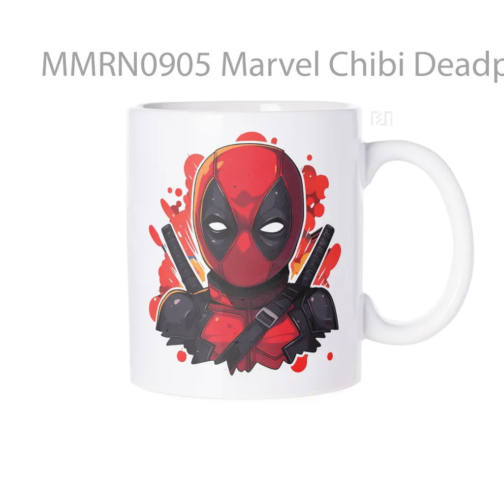 Marvel Chibi Deadpool Gelas Keramik Mug