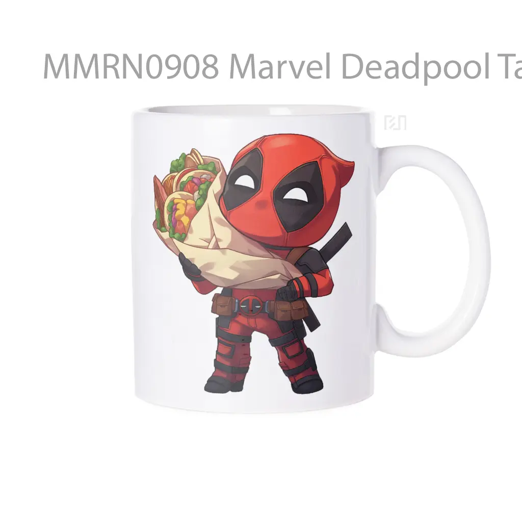 Marvel Deadpool Taco Love Gelas Keramik Mug