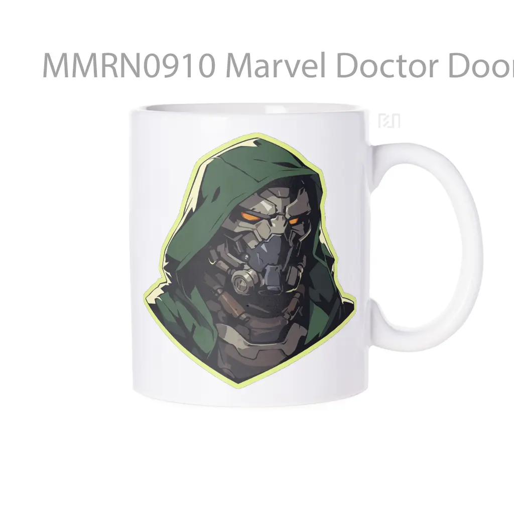 Marvel Doctor Doom Cartoon Gelas Keramik Mug