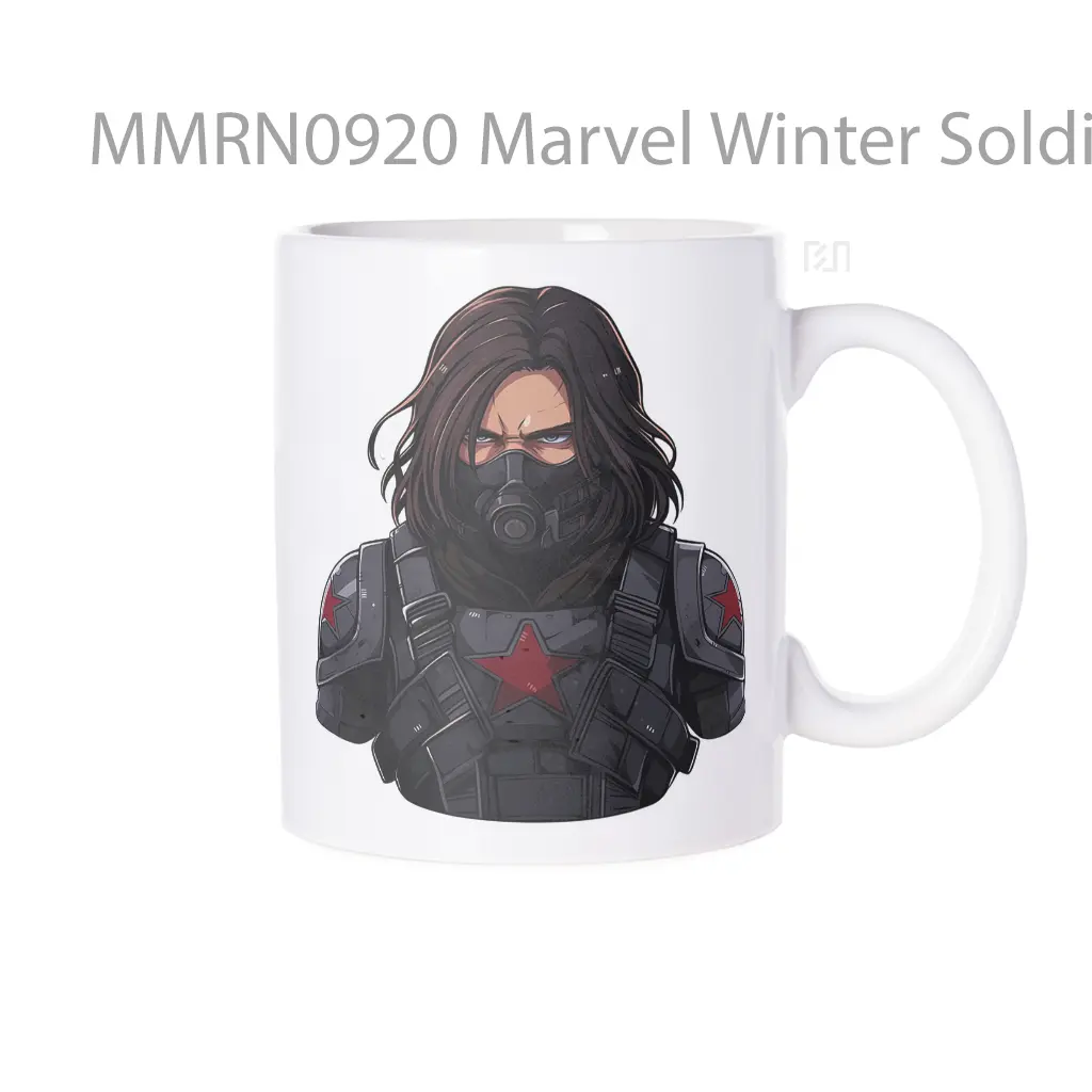 Marvel Winter Soldier Art Gelas Keramik Mug