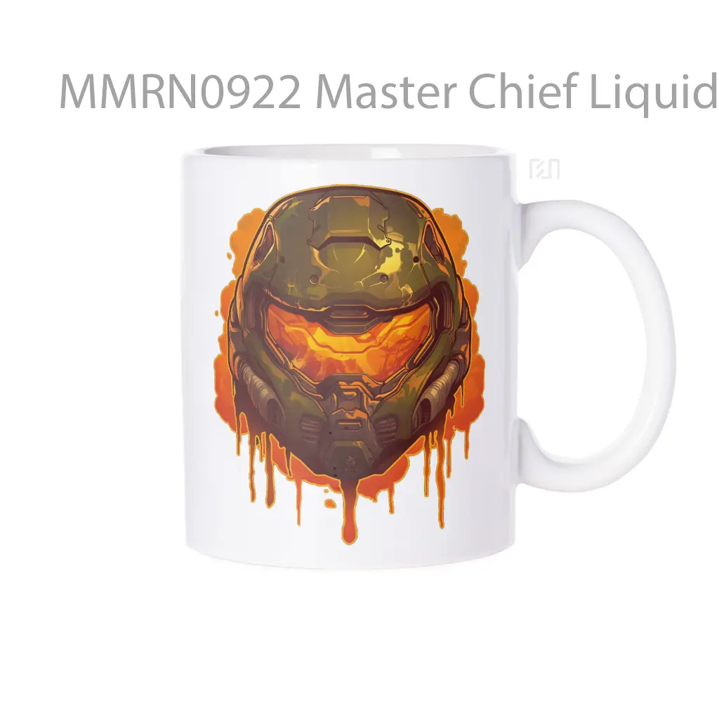 Master Chief Liquid Helmet Gelas Keramik Mug