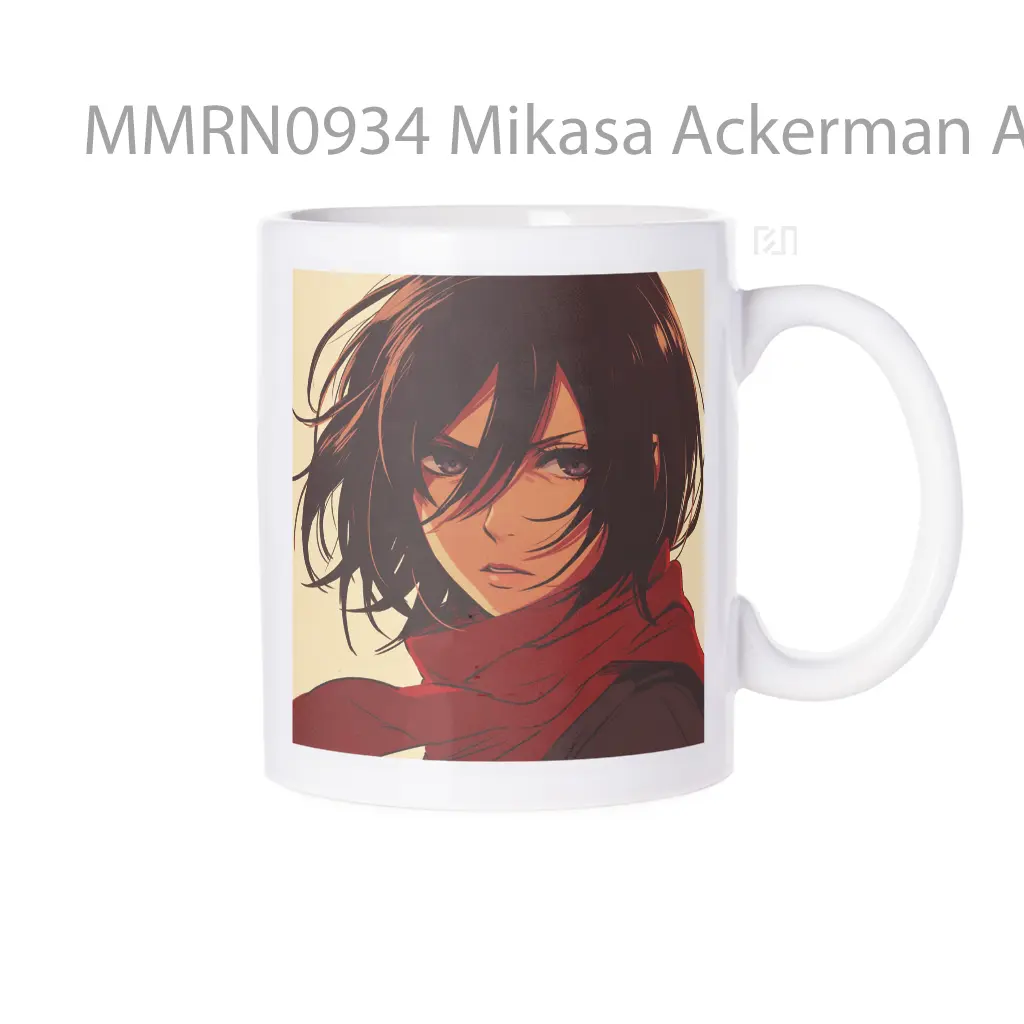 Mikasa Ackerman Attack On Titan Gelas Keramik Mug