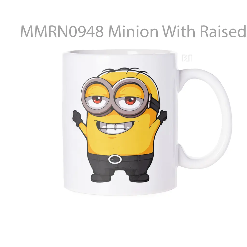 Minion With Raised Hands Gelas Keramik Mug