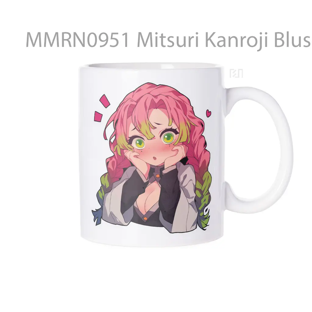 Mitsuri Kanroji Blushing Demon Slayer Gelas Keramik Mug