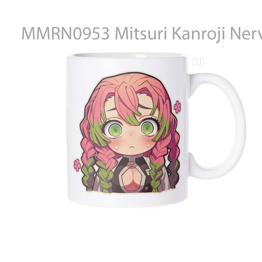 Mitsuri Kanroji Nervous Gelas Keramik Mug