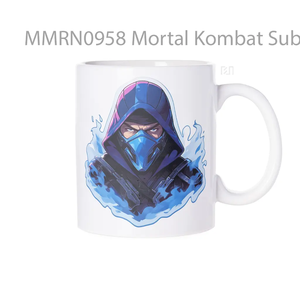 Mortal Kombat Sub Zero Cold Gelas Keramik Mug