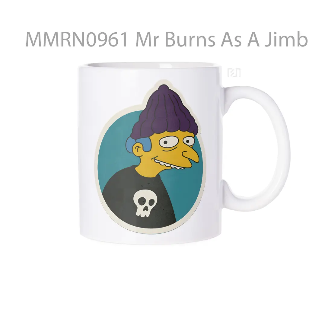 Mr Burns As A Jimbo Jones Simpsons Gelas Keramik Mug
