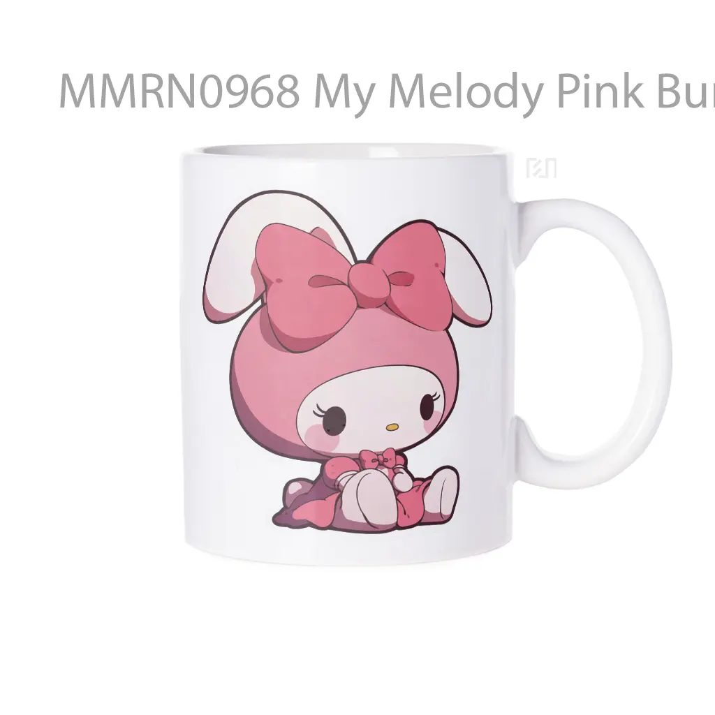 My Melody Pink Bunny Cute Gelas Keramik Mug