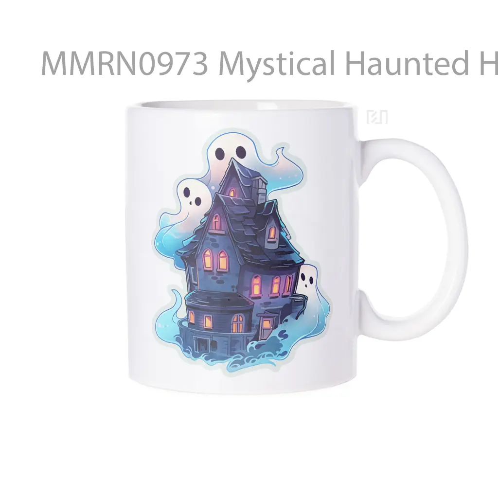 Mystical Haunted House Gelas Keramik Mug