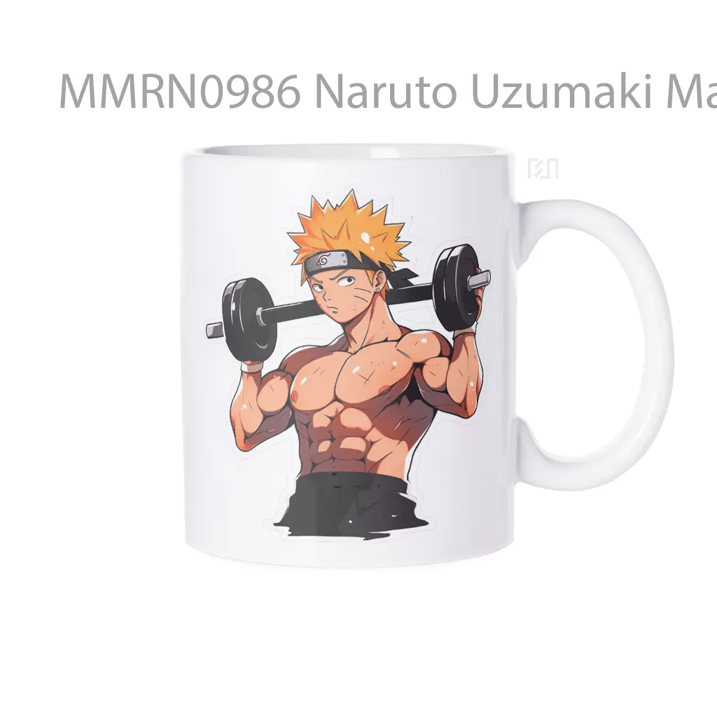 Naruto Uzumaki Make Gym Gelas Keramik Mug