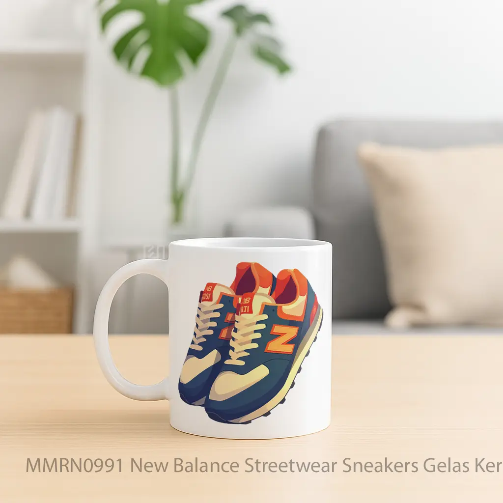 New Balance Streetwear Sneakers Gelas Keramik Mug - Sudut 2
