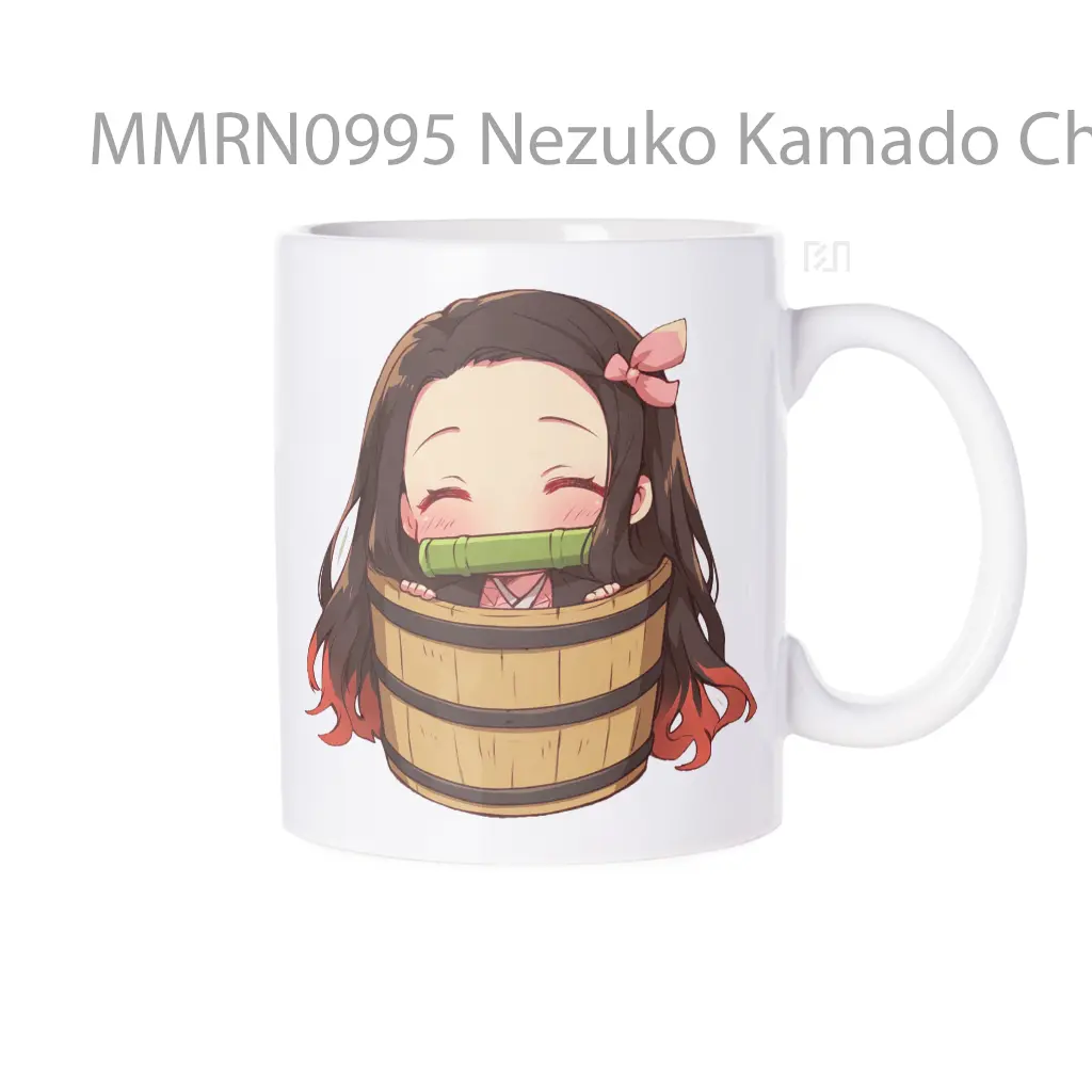 Nezuko Kamado Chibi Basket Gelas Keramik Mug