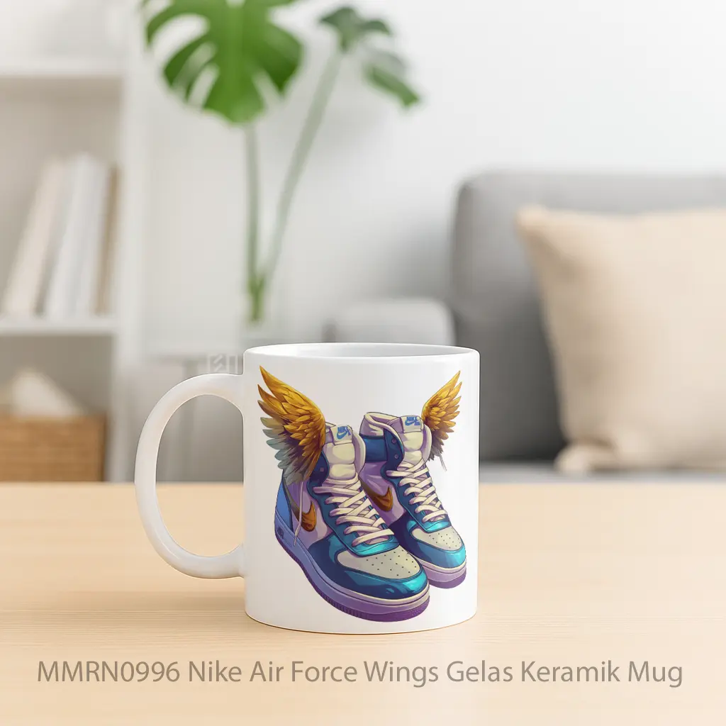 Nike Air Force Wings Gelas Keramik Mug - Sudut 2
