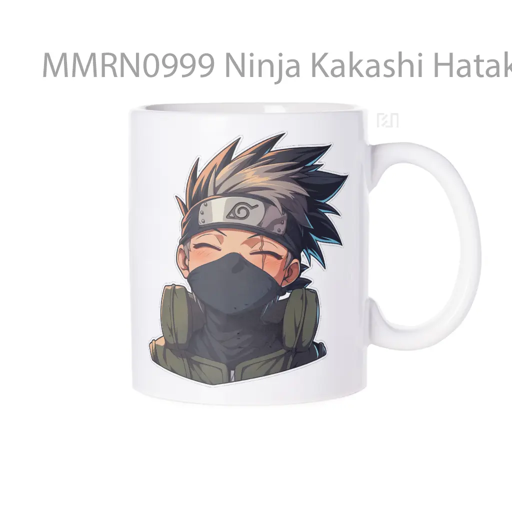 Ninja Kakashi Hatake Smiling Gelas Keramik Mug