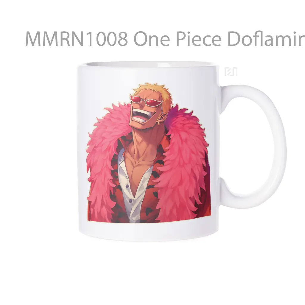 One Piece Doflamingo Laughing Gelas Keramik Mug