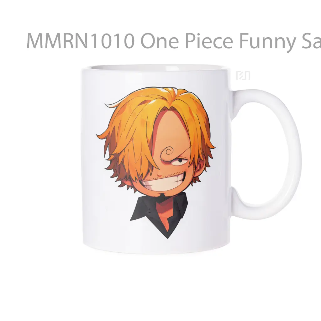 One Piece Funny Sanji Head Gelas Keramik Mug