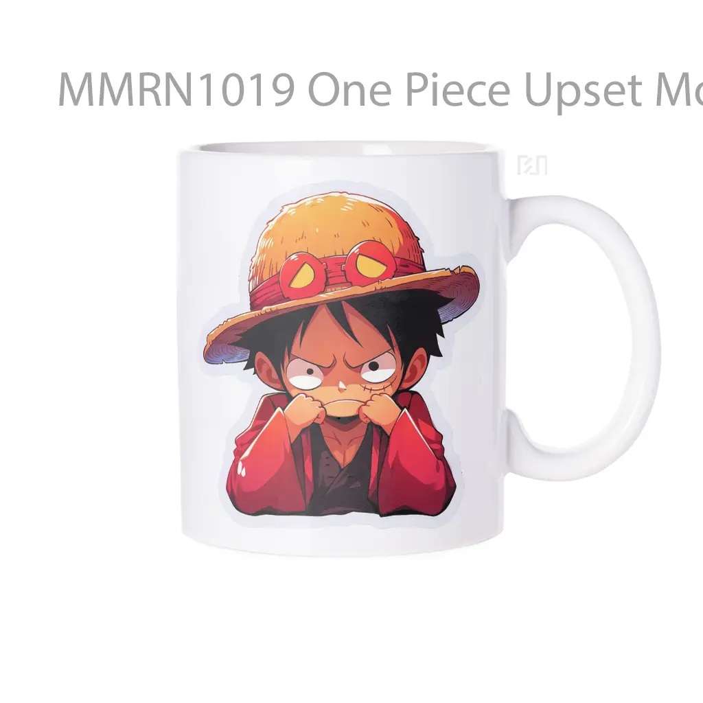 One Piece Upset Monkey D Luffy Gelas Keramik Mug