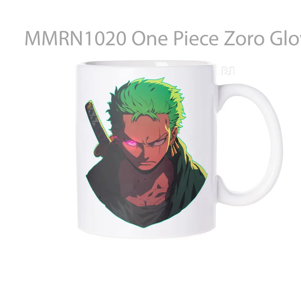 One Piece Zoro Glowing Eye Gelas Keramik Mug