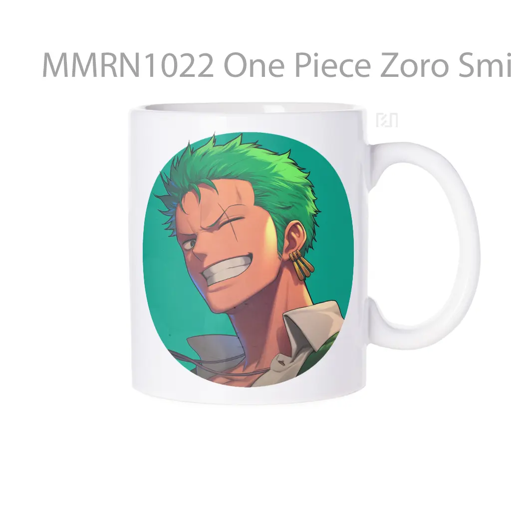 Mug Keramik Premium SNI - One Piece Zoro Smirk Gelas Keramik Mug