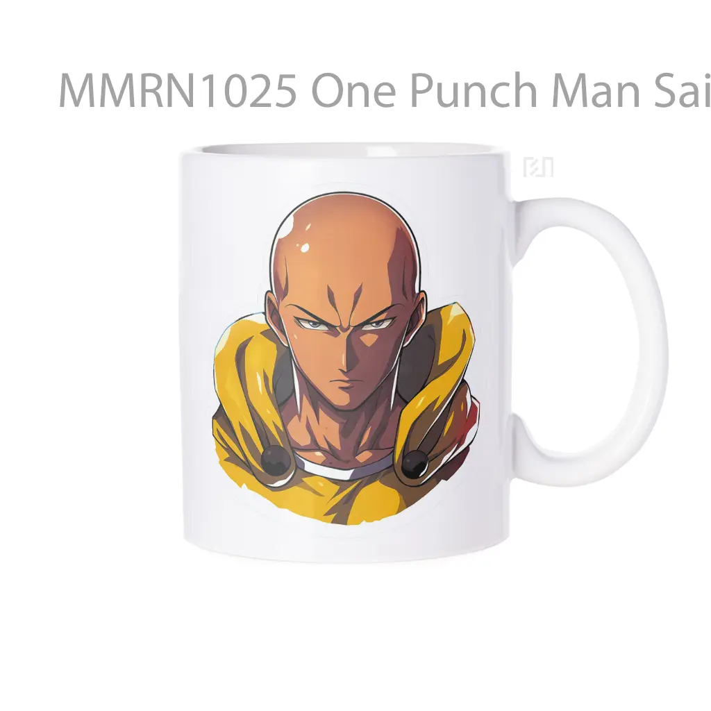 One Punch Man Saitama Detailed Gelas Keramik Mug