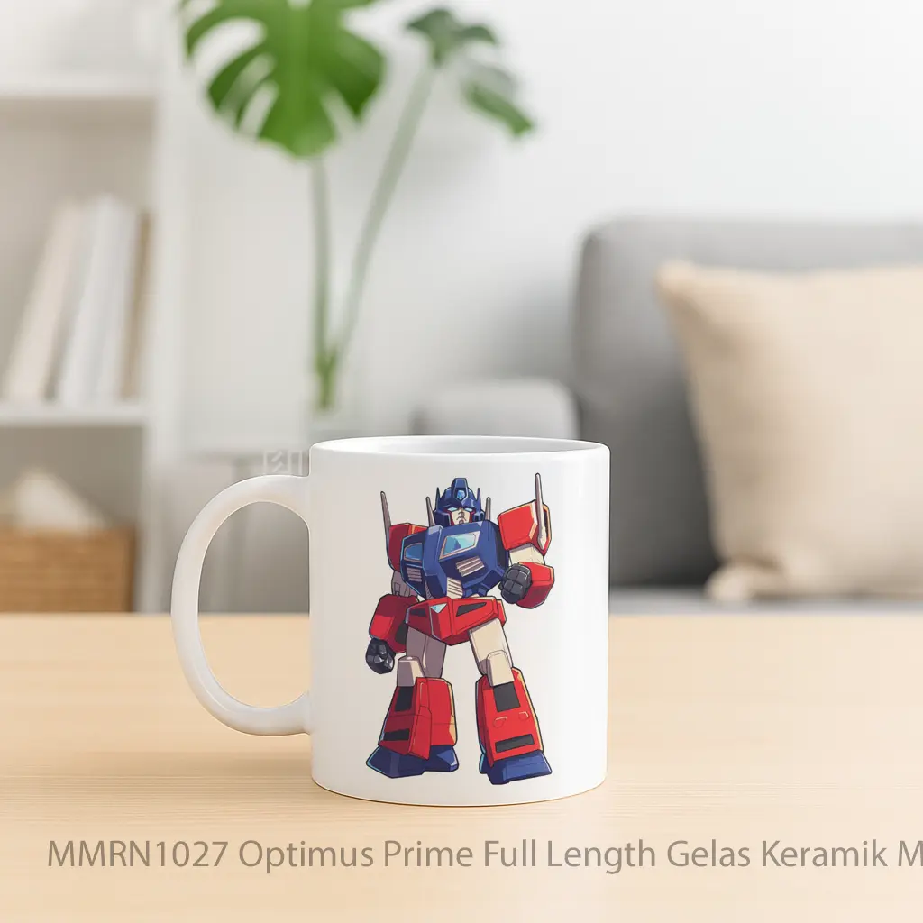 Optimus Prime Full Length Gelas Keramik Mug - Sudut 2
